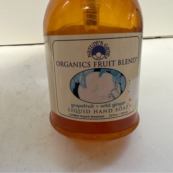 Natures Gate Grapefruit Wild Ginger Liquid Hand Soap 12 OZ HTF - Picture 2 of 3